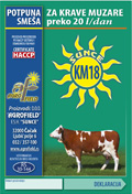 KM18 koncentrat za krave muzare sa 18% proteina KM18 koncentrat za krave muzare sa 18% proteina BRIKET Pakovanje: Brašno 20kg i 40kg, briket 20kg i 40kg