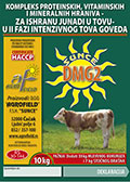 DMG2 - Kompleks proteinskih, vitaminskih i mineralnih hraniva za izradu smeše za ishranu junadi u tovu - u II fazi intenzivnog tova goveda Pakovanje: 10kg