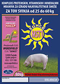 MST1 - Kompleks proteinskih vitaminskih i mineralnih hraniva  za izradu najkvalitetnije smeše za tov svinja od 25 - 60kg	Pakovanje: 10kg